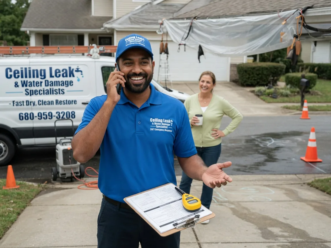 Ceiling Leak Cleanup Hensley, WV FAQs